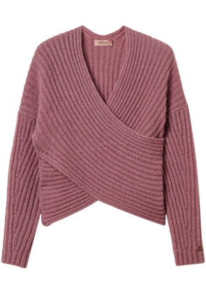 TWINSET ribbed-knit jumper - Pink