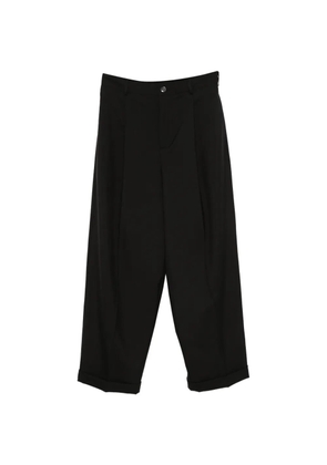 Marni cuffed pleated trousers - Black