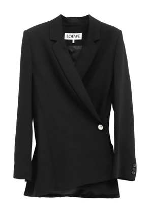LOEWE asymmetric single-button blazer - Black