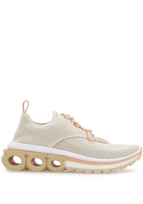 Ferragamo Gancini panelled sneakers - Grey