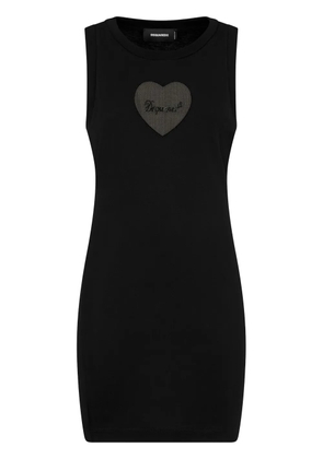 DSQUARED2 logo-embellished cotton minidress - Black