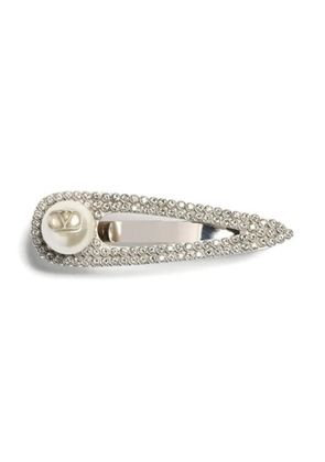 Valentino Garavani VLogo Signature tie clip - Silver