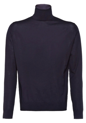 Prada roll-neck wool jumper - Blue