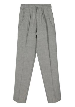 ISABEL MARANT Liska houndstooth tapered trousers - Black