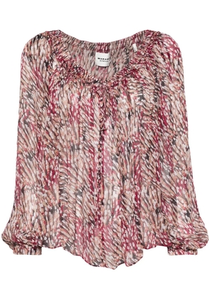 MARANT ÉTOILE Vutti off-shoulder blouse - Pink