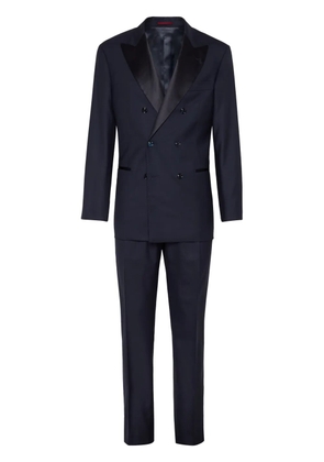 Brunello Cucinelli double-breasted wool suit - Blue