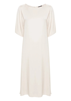 Peserico satin midi dress - Neutrals