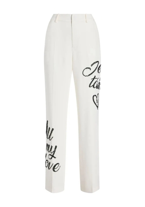 Cinq A Sept loveletter collins trousers - White