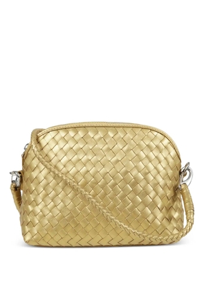 DRAGON DIFFUSION Chunky Fellini woven cross body bag - Gold