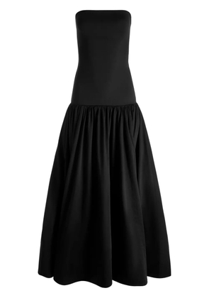 alice + olivia Oriana strapless midi dress - Black