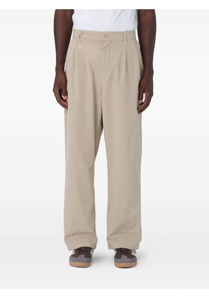 Carhartt WIP pleated cotton trousers - Neutrals