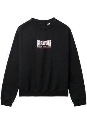 Random Identities zip-up cotton sweatshirt - Black