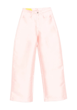 Marques'Almeida Mikado belt-loop trousers - Pink