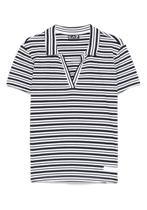Ea7 Emporio Armani striped T-shirt - Black