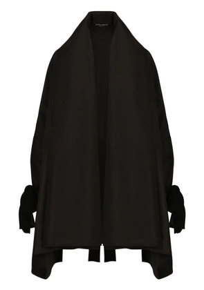 Dolce & Gabbana KIM DOLCE&GABBANA open-front taffeta cape - Black