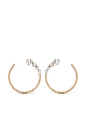 LEANDRA 18kt yellow gold Cabo Rueda diamond earrings