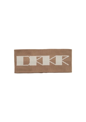 Rick Owens DRKSHDW logo head band - Brown