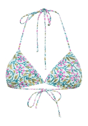 MC2 Saint Barth Leah triangle bikini top - Green