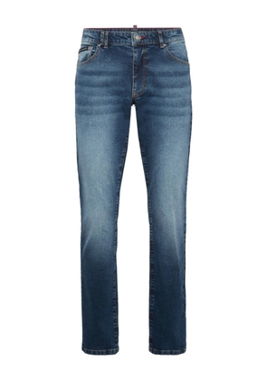 Philipp Plein embroidered-patch jeans - Blue