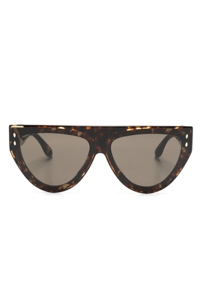 Isabel Marant Eyewear oversize-frame sunglasses - Brown