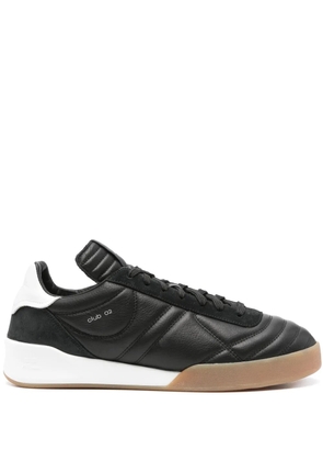 Courrèges Club 02 leather sneakers - Black