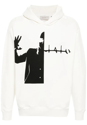 Limitato Rad jersey hoodie - White