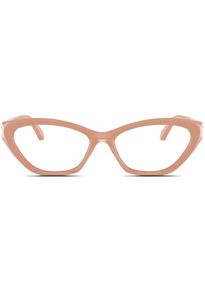 Versace Eyewear Medusa Plaque glasses - Neutrals