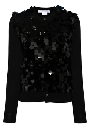 Comme Des Garçons Comme Des Garçons paillette embellishment cardigan - Black
