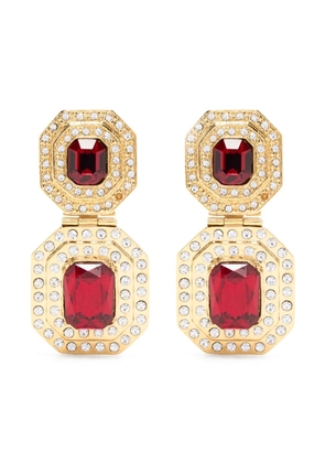 Alessandra Rich crystal-embellished earrings - Gold