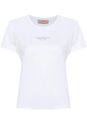 TWINSET logo-print T-shirt - White