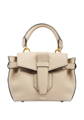Lancel Charlie leather mini handbag - Neutrals