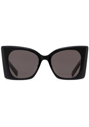 Saint Laurent Eyewear geometric-frame sunglasses - Black