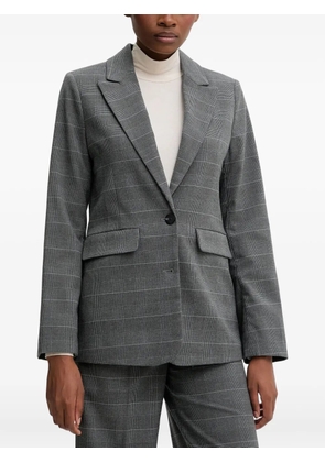 Benetton plaid pocket blazer - Grey