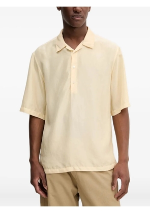 Barena short-sleeve silk polo shirt - Yellow