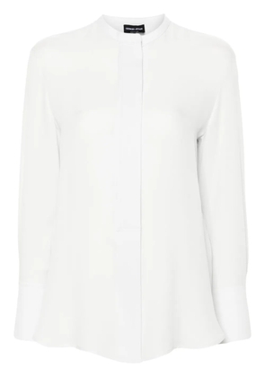 Giorgio Armani silk shirt - White