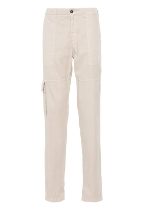 Eleventy tapered-leg cargo trousers - Neutrals