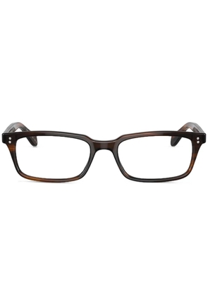 Oliver Peoples rectangle-frame glasses - Brown