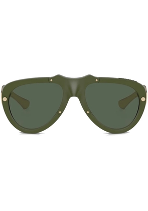 Burberry Eyewear Shield Mask sunglasses - Green