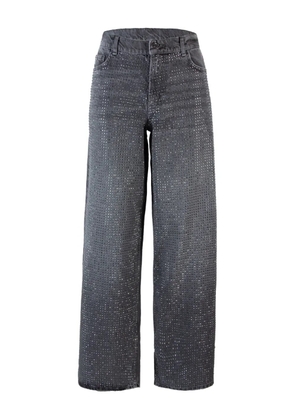 LIU JO crystal-embellished jeans - Grey