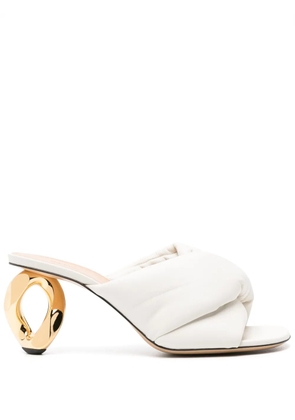 JW Anderson 95mm Chain Heel sandals - Neutrals