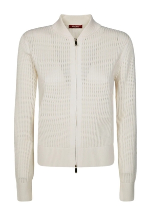 Max Mara zip-up cardigan - Neutrals