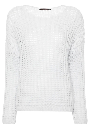 Incentive! Cashmere open-knit cashmere jumper - Blue