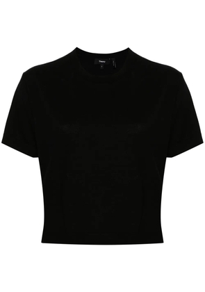 Theory cropped T-shirt - Black