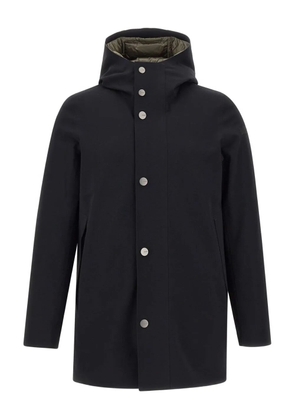 RRD hooded snap-fastening parka - Black