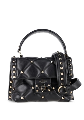 Valentino Garavani Pre-Owned small Candy stud-embellishment quilted tote bag - Black
