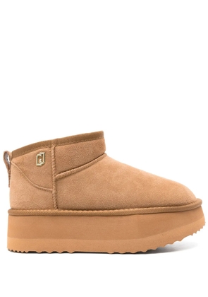 LIU JO 50mm platform ankle boots - Brown