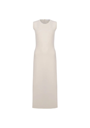 Max Mara round-neck dress - Neutrals