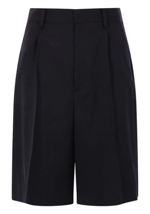 Undercover wool pleated skort - Blue