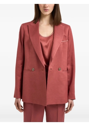 Peserico double-breasted blazer - Red