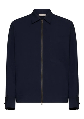 Blanca Vita zip-up silk jacket - Blue